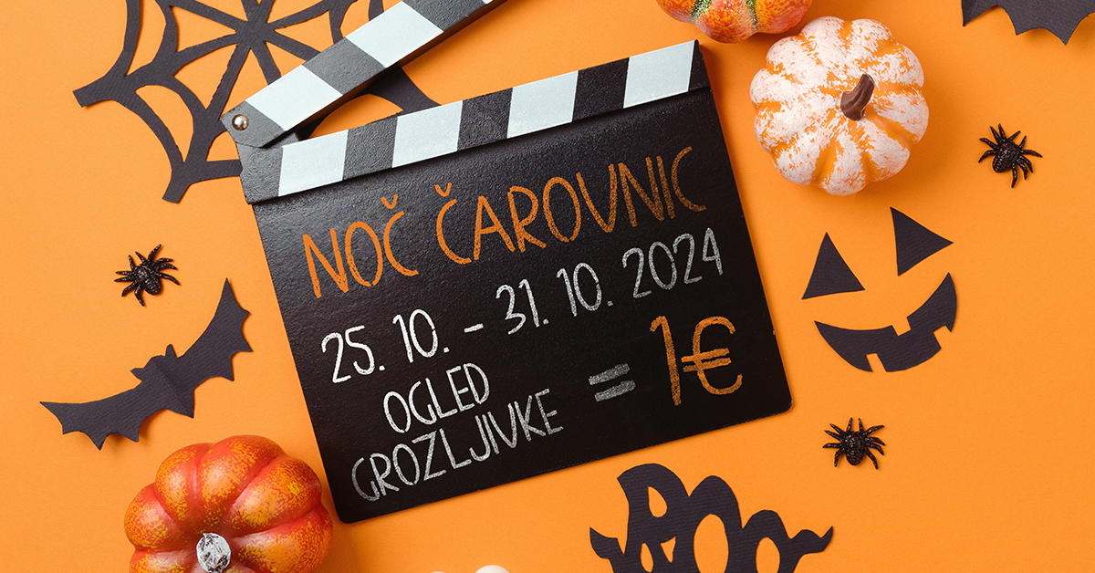 Noč čarovnic v T-2 videoteki.